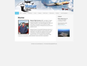Montair Flight Website design