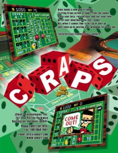 JSmart Craps game poster