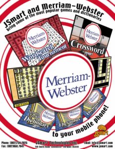 Smart Technologies Merriam Webster Games poster