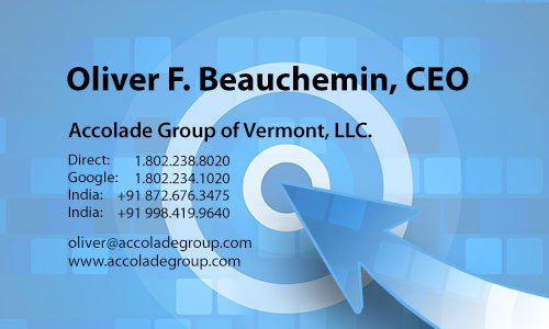 Accolade Group business card